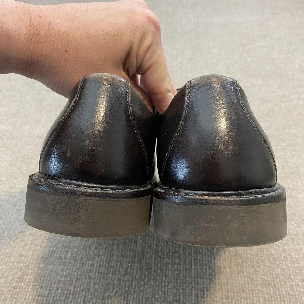Mephisto Air-Jet Shoes Mens Size 9 Brown Leather Derby Dress‎ Oxfords Comfort